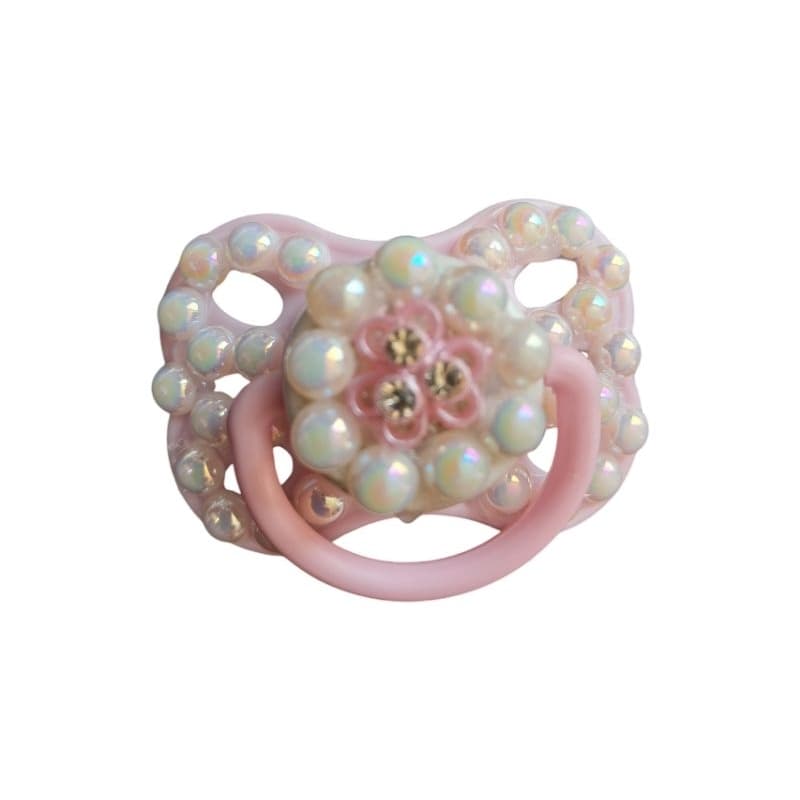 Kit Chupeta(tamanho 2) com Prendedor de Chupeta Decoradas para Bebês e Bebês Reborn
