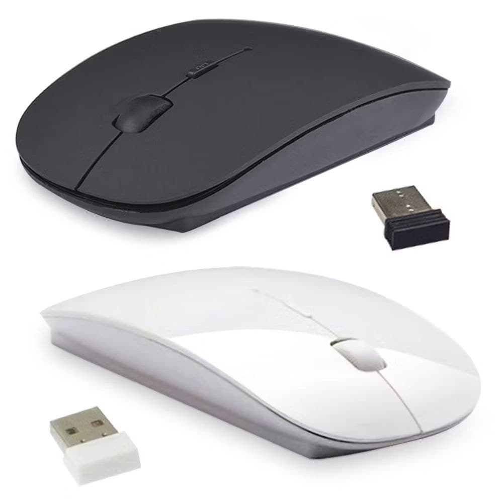 Mouse Sem Fio Hmaston MS03 Óptico Ultrafino Slim USB
