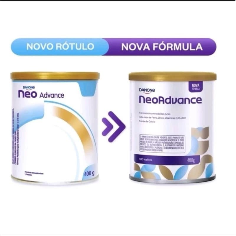 Fórmula Infantil Em Pó Danone Neo Advance 400g lacrado (validade próxima )