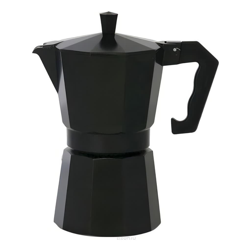 Cafeteira Italiana Preta 9 Xicaras Esmaltado Café Expresso