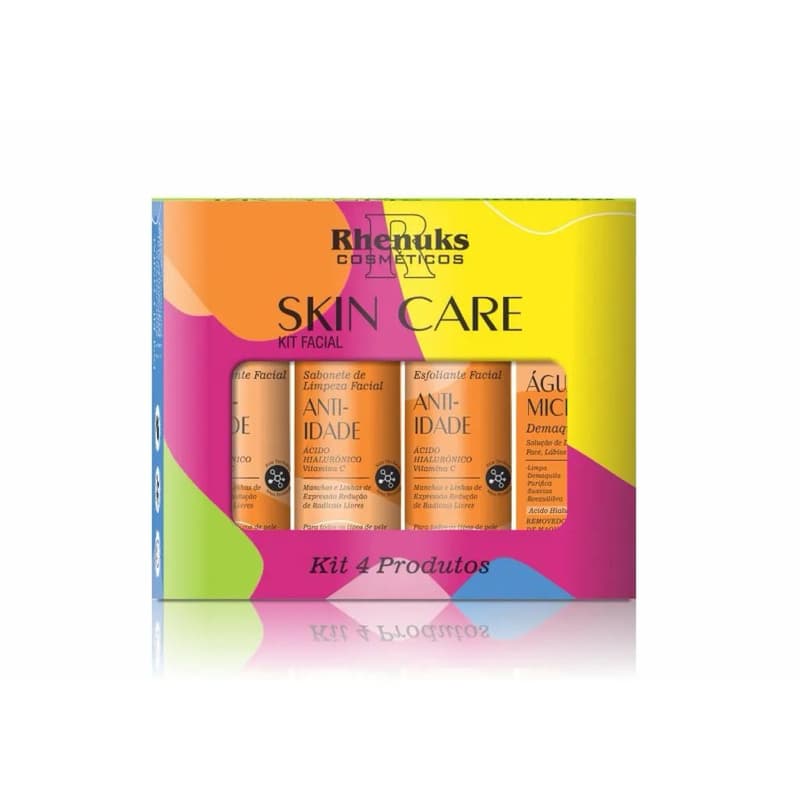 Kit skin care anti idade 200ML - Rhenuks