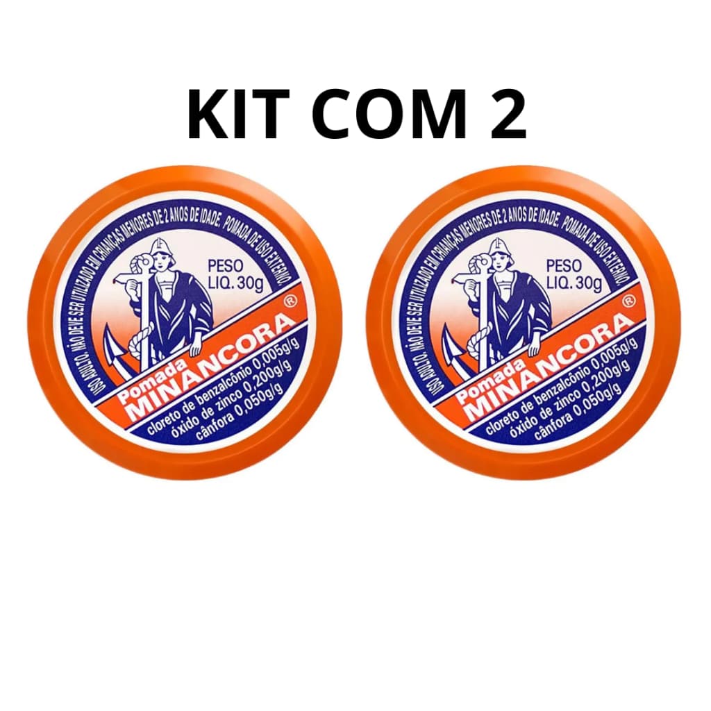 Kit 2x Minancora Pomada 30g