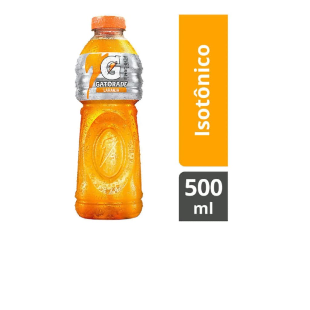 Isotônico Gatorade Laranja Pet 500ml Caixa C/ 6 Un