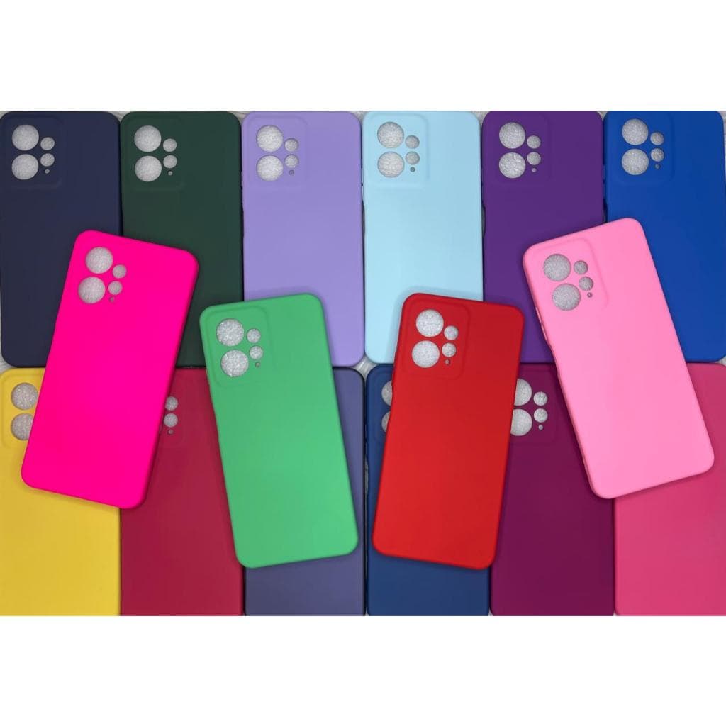Capa Capinha Para Redmi Note 12 4G Silicone Aveludado Película Case