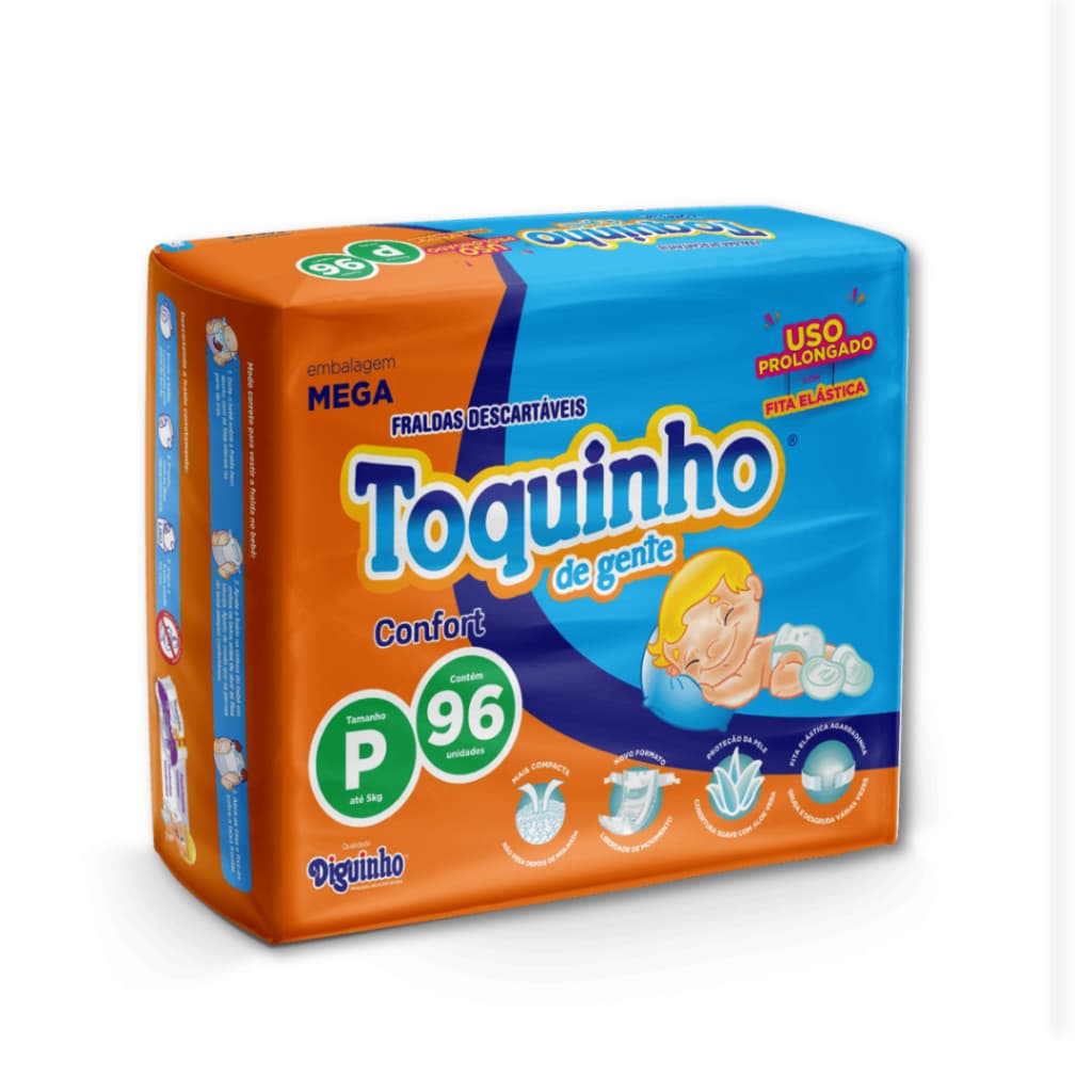 Fralda Descartável Pacotão Toquinho de Gente
