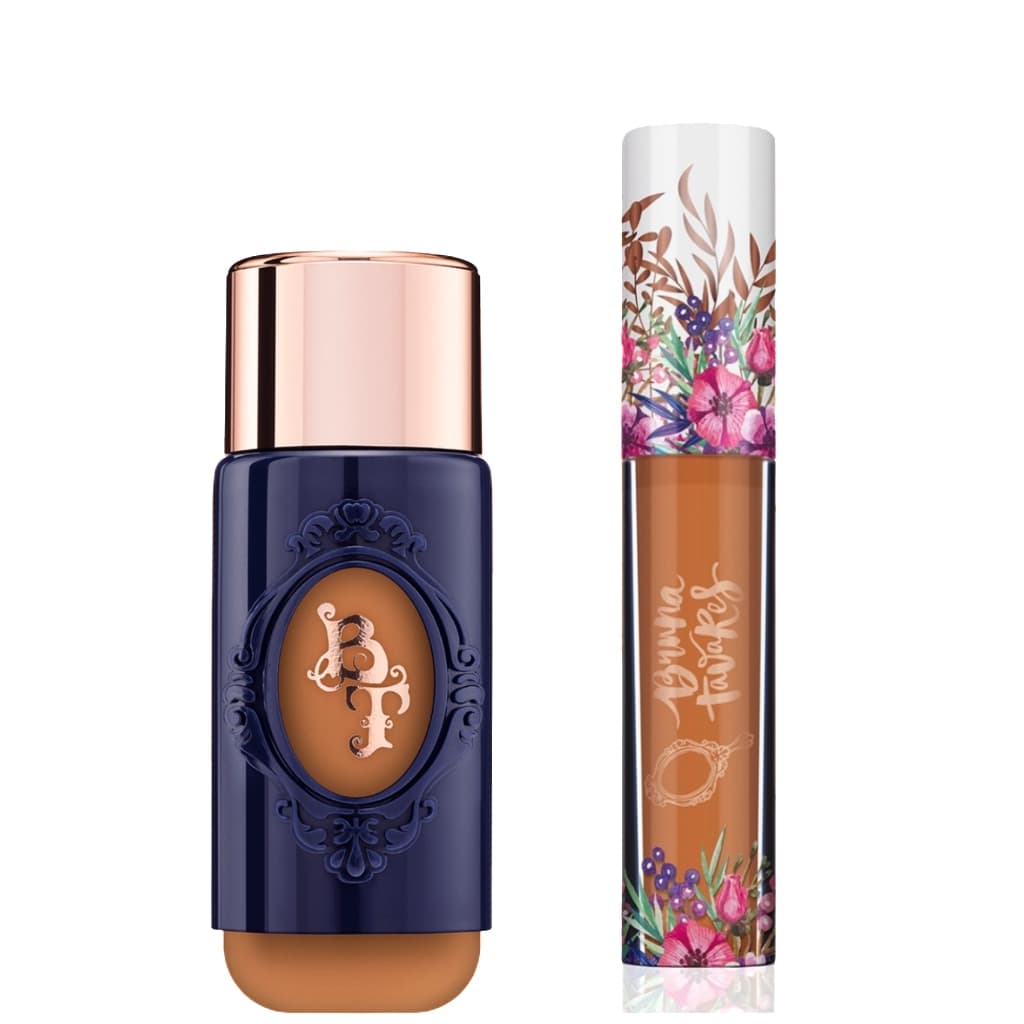 KIT2   BT Skin  Com AcabamentoBaseAveludado 40ml+BT Corretivo Líquido