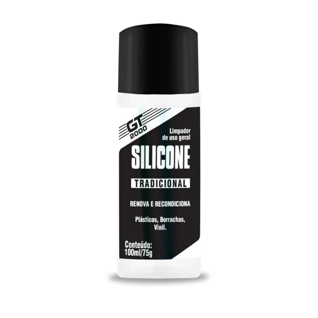 Silicone Finalizador Liquido Automotivo Para Painéis, Grades de Plastico e Tapetes GT2000 100ml