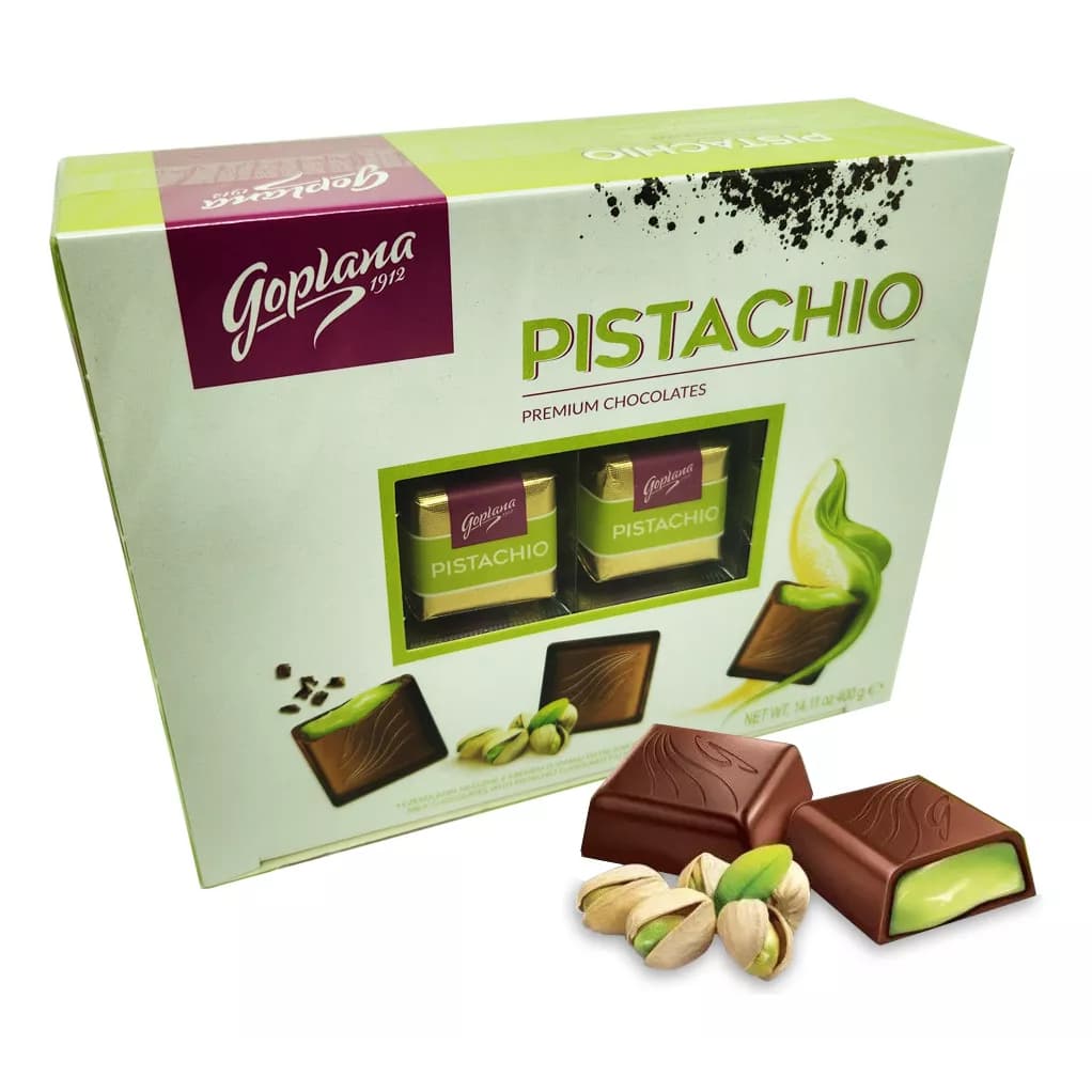 Bombom Com Recheio De Pistache Solidanorsc 400g Importado Polônia