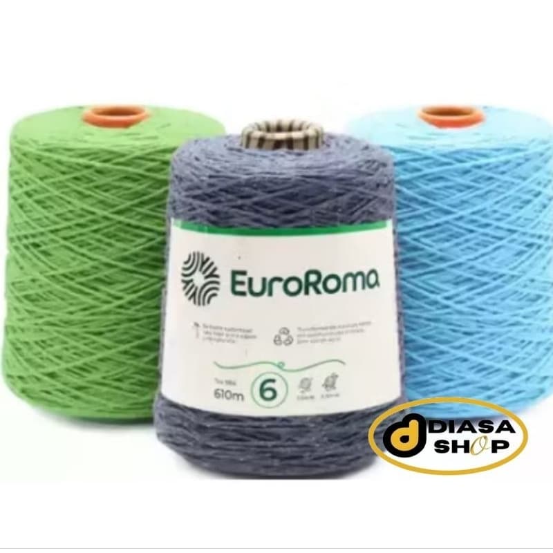 Barbante para crochê tricô 4/6 Rolo até 3 unidades