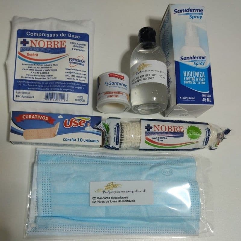 Kit de Primeiros Socorros para Mochila de Emergência