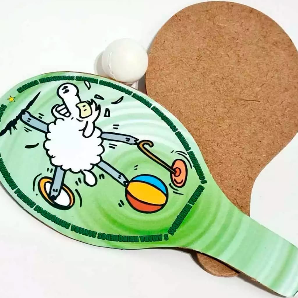 20 Pares Raquetes Ping Pong Tenis Mesa Lembrancinha Sacolinha Surpresa Aniversário Festa Infantil