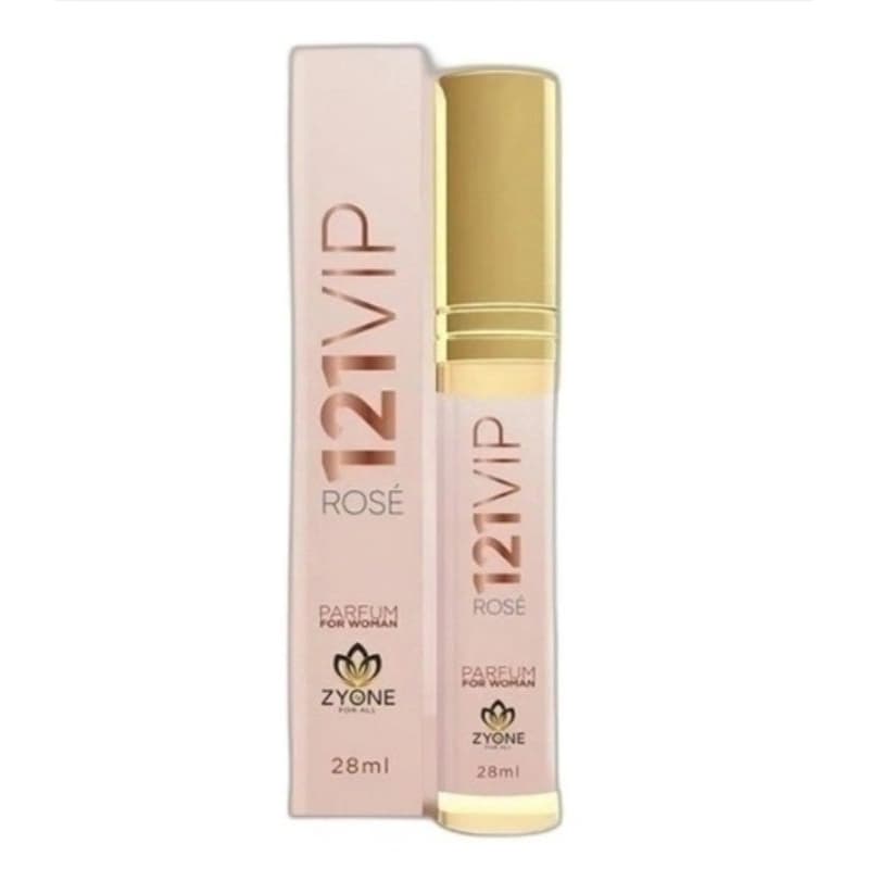 Perfume Importado Feminino 121 Vip Rosé Zyone 28ml – Elegante, Feminino e Marcante