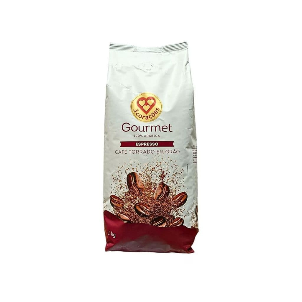 Café Em Grão 3 Corações Espresso Gourmet Torrado 1k