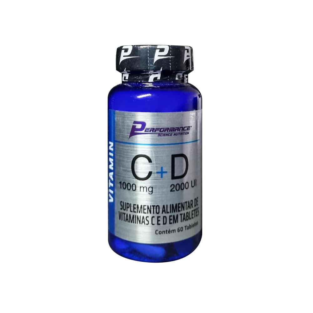 Vitamina C + Vitamina D3 60 Tabletes - Performance Nutrition