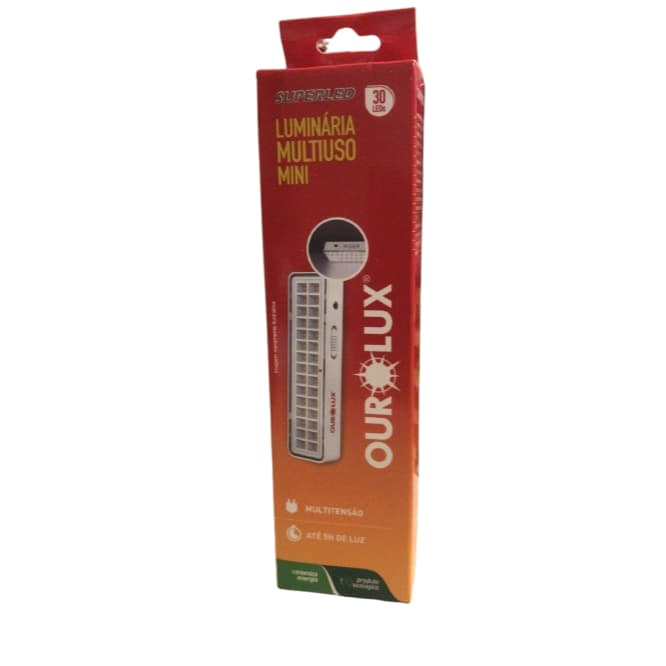 Luminária de Emergência Led 30 Led - Ourolux