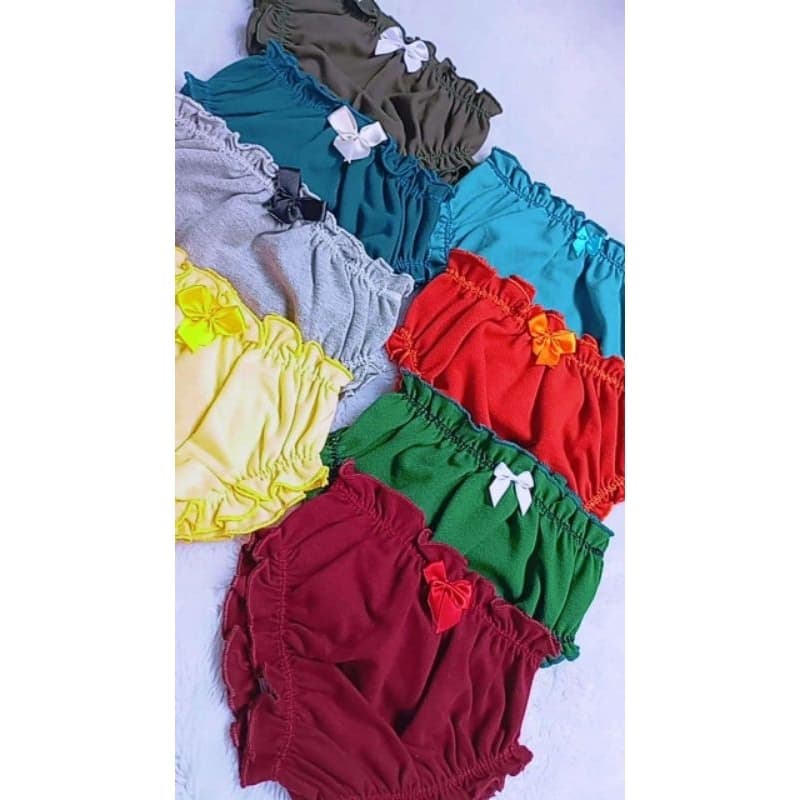kit de 12 calcinhas fluflu  tapa fralda menina