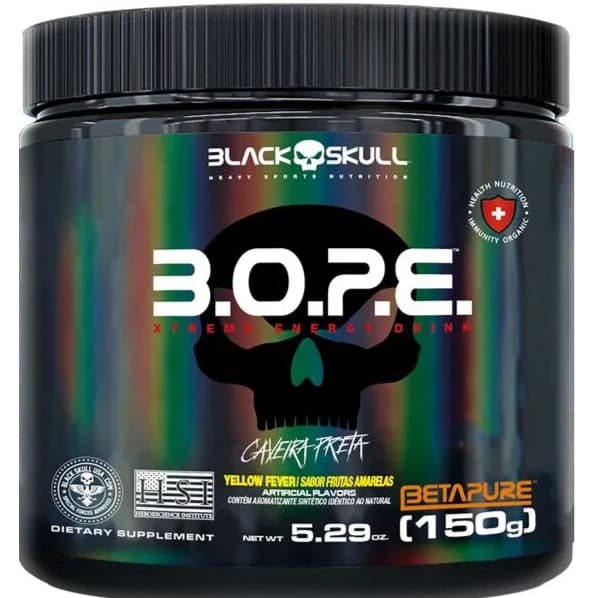 PRE TREINO BOPE YELLOW FEVER 150G (FRUTAS AMARELAS) BLACK SKULL