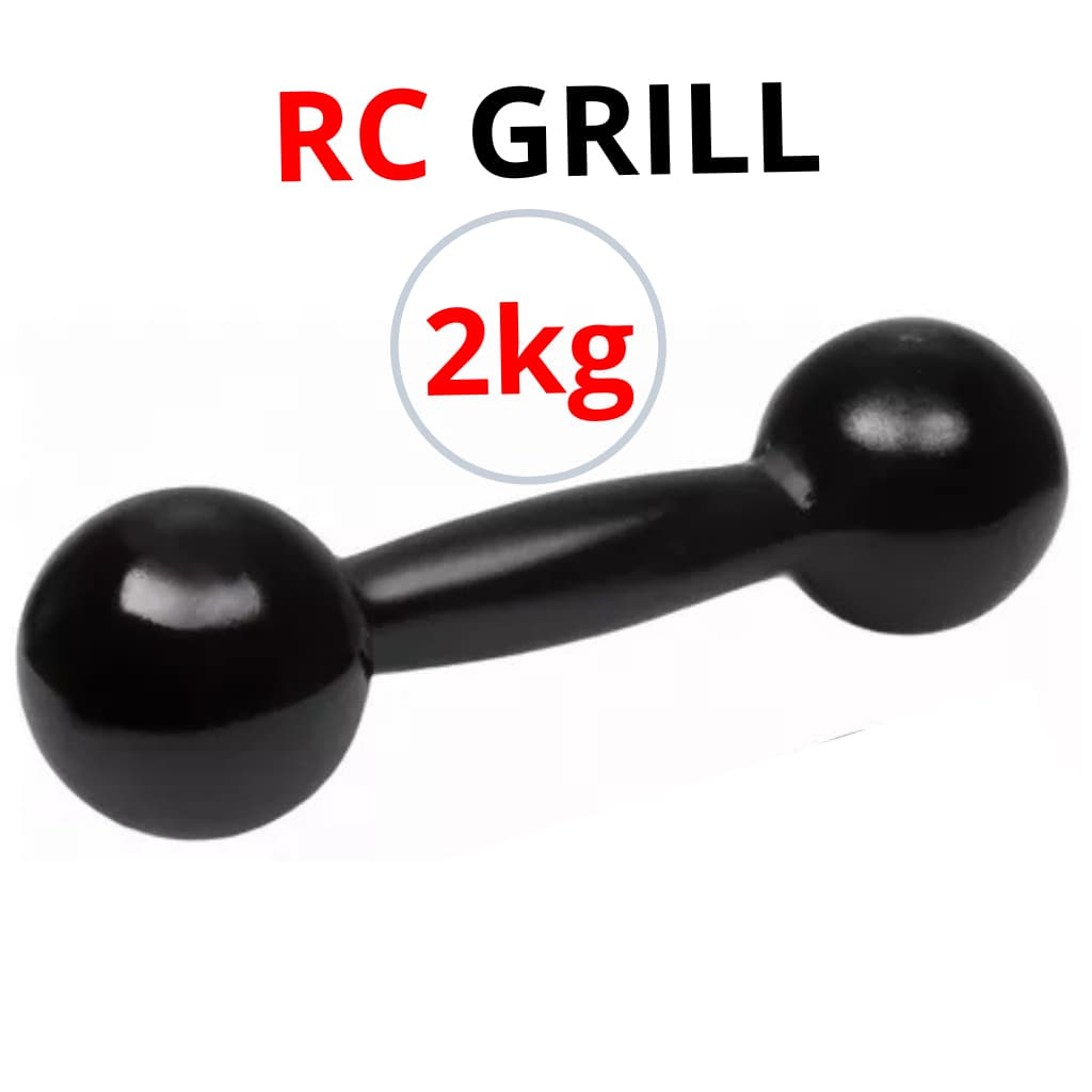 Halter bola 2kg emborrachado academia (Envio imediato)