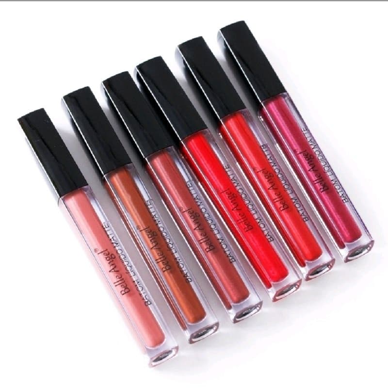 Batom B058 liquido Matte Belle Angel Alta Pigmentação