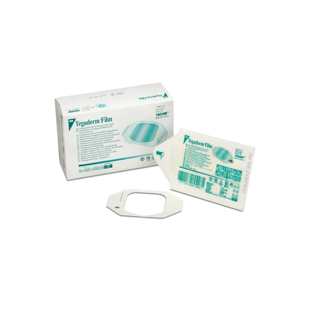 Curativo Tegaderm Filme Transparente Estéril 6x7cm 1624w Kit c/5 Unidades - 3M