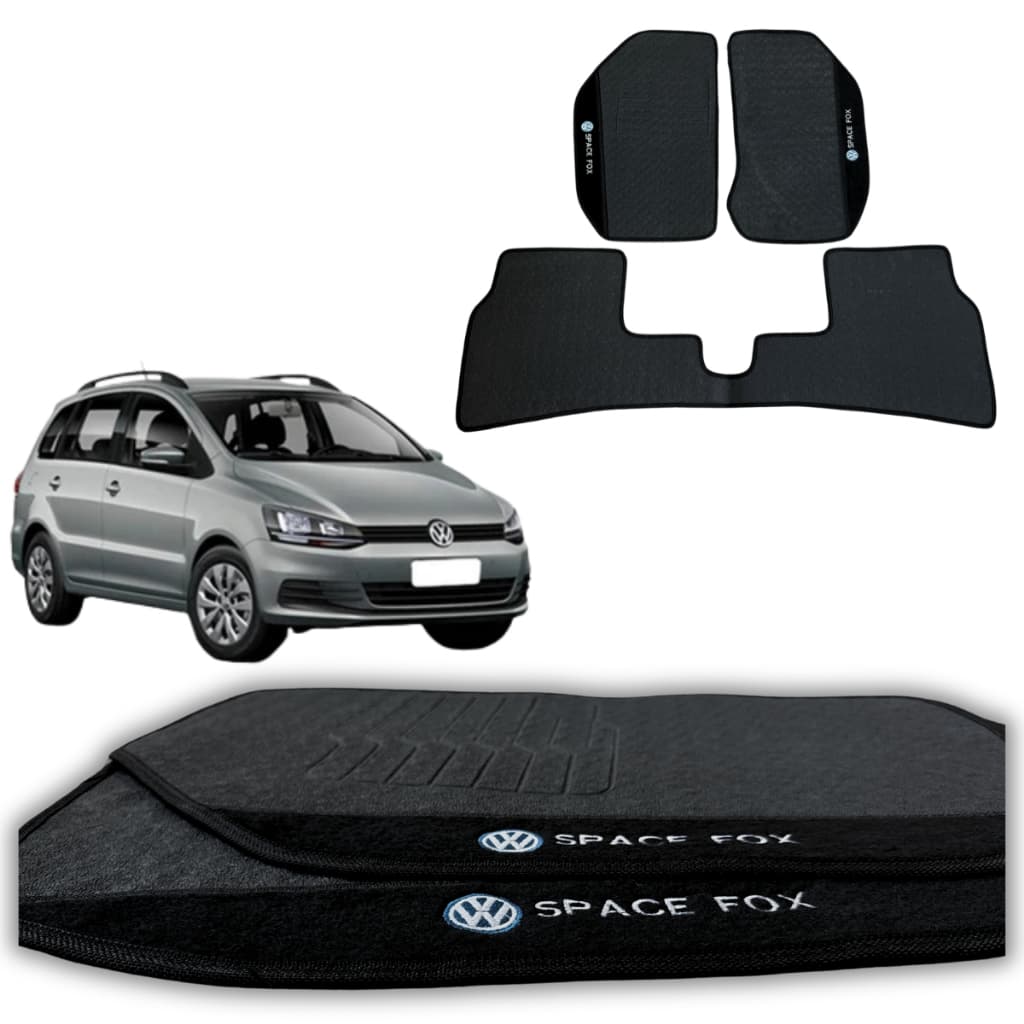 Jogo Tapete de Borracha automotivo Volkswagen Space Fox