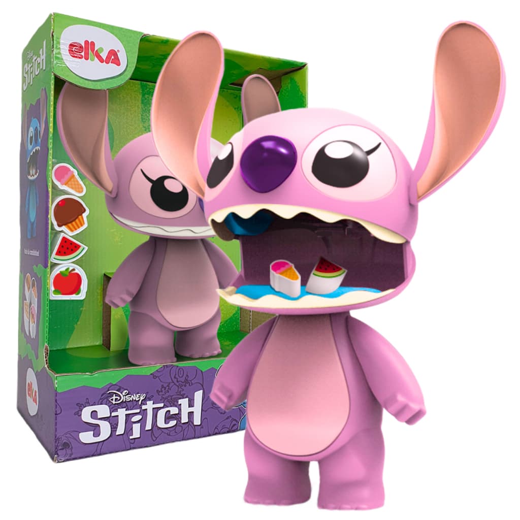 Boneco Angel Original Articulado Realista Disney Lilo e Stitch Brinquedo Infantil Elka