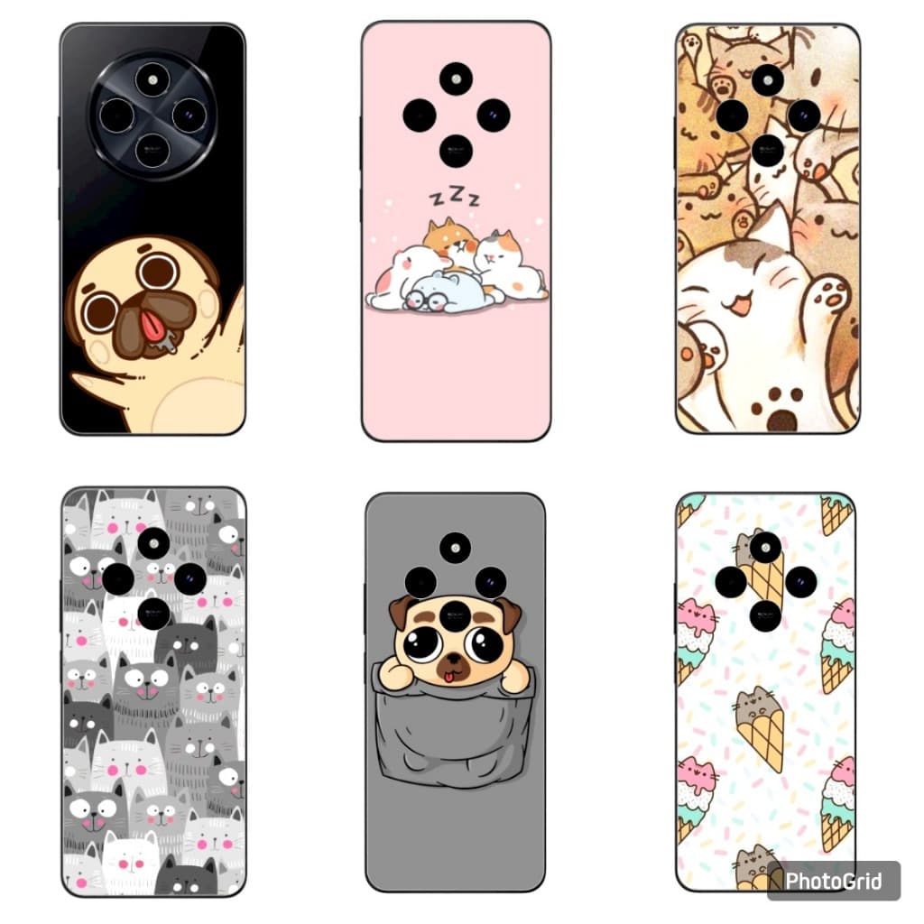 Capa Capinha Compatível com XIAOMI REDMI 14C TPU DESENHOS VARIADOS CAPINHA CASE ANIMAIS