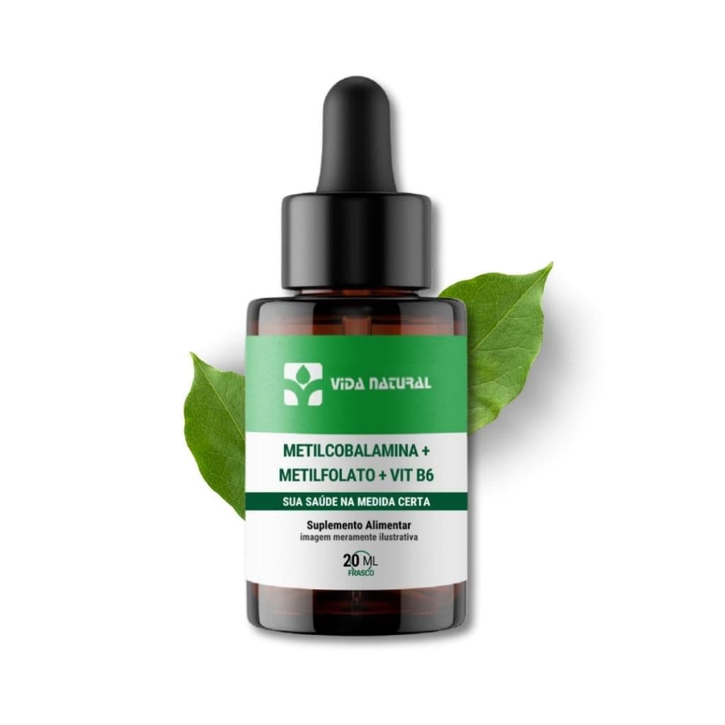 Metilcobalamina 5mg + Metilfolato 5mg + Vitamina B6 15mg - 20ml Sublingual