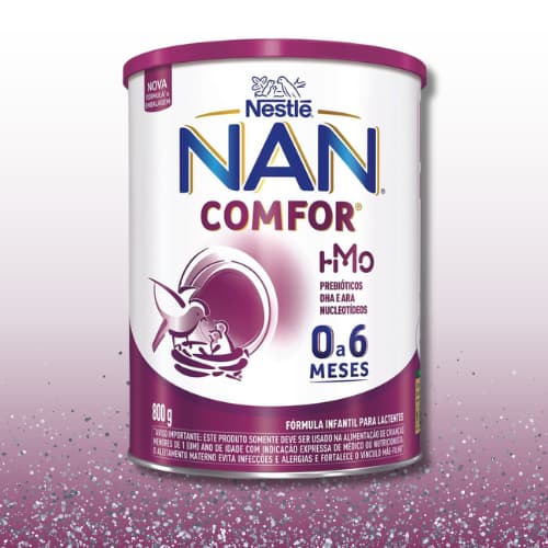 Nan Comfor 1 Fórmula Infantil 0-6 Meses 800g