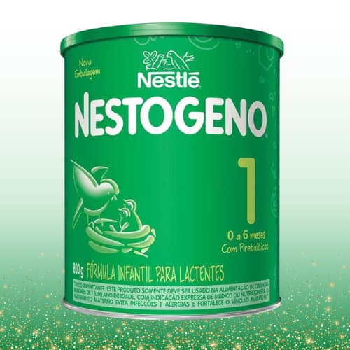 Nestogeno 1 Nestle Fórmula Infantil 0-6 Meses 800g