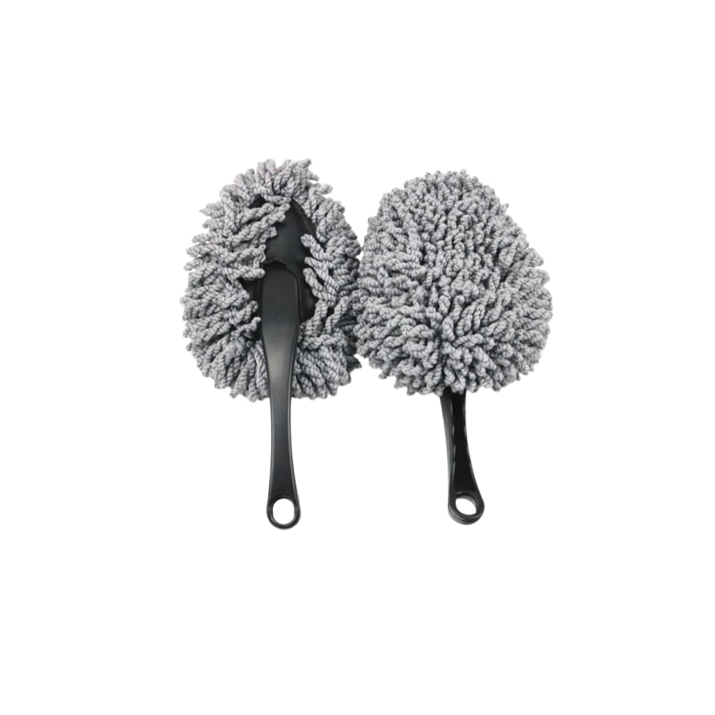 Kit 2 Escova De Limpeza Para Carro Remoção De Poeira Multifuncional