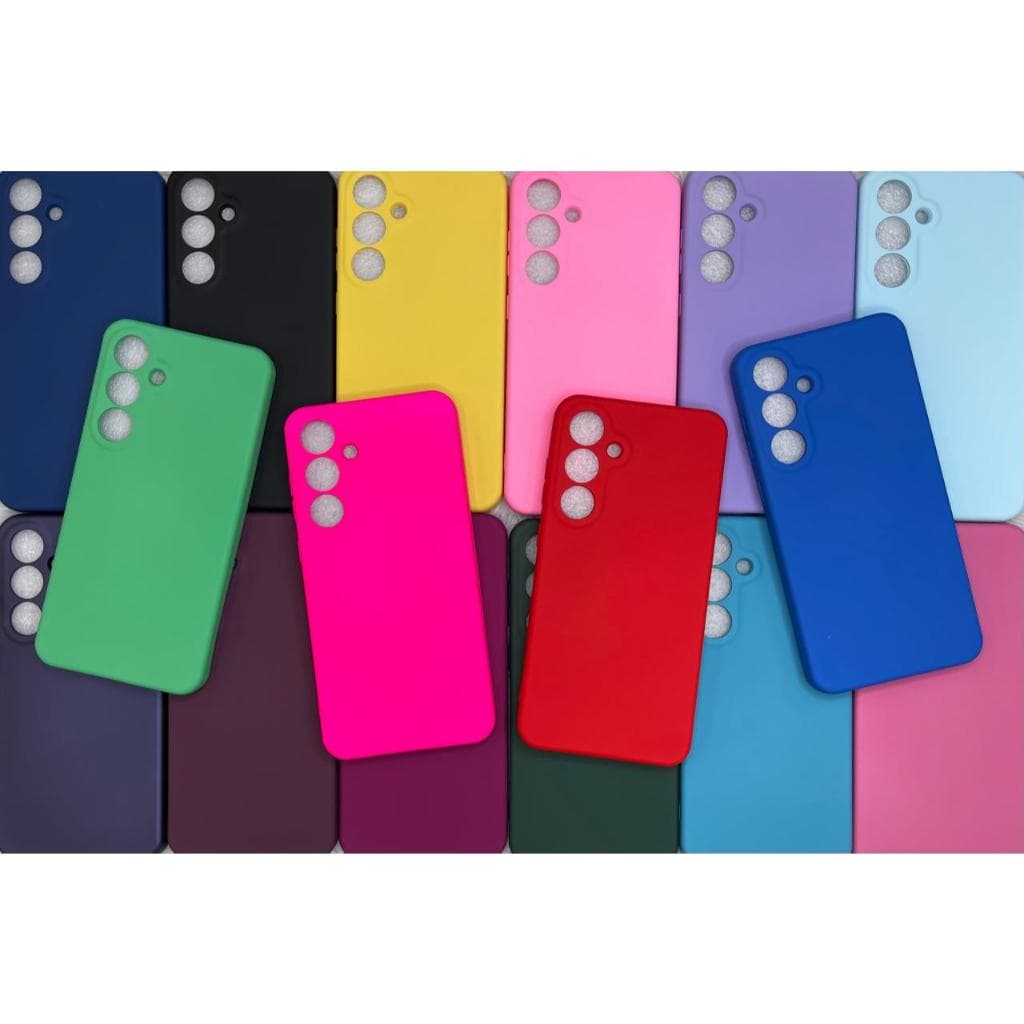 Capa Capinha Para Samsung S24 Fe Silicone Aveludado Pelicula Case