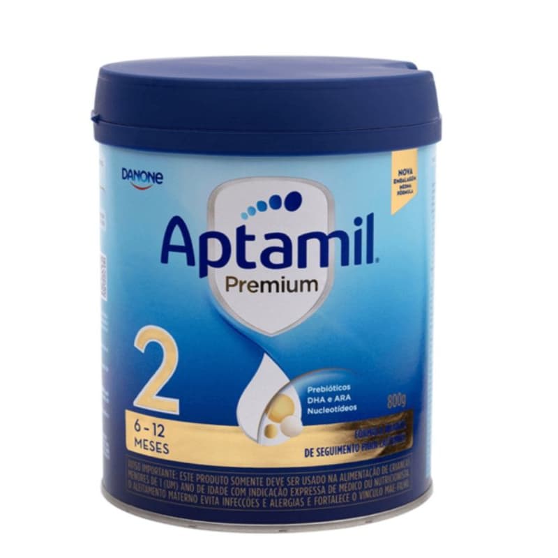 Aptamil Premium 2 Fórmula Infantil Lata com 800G