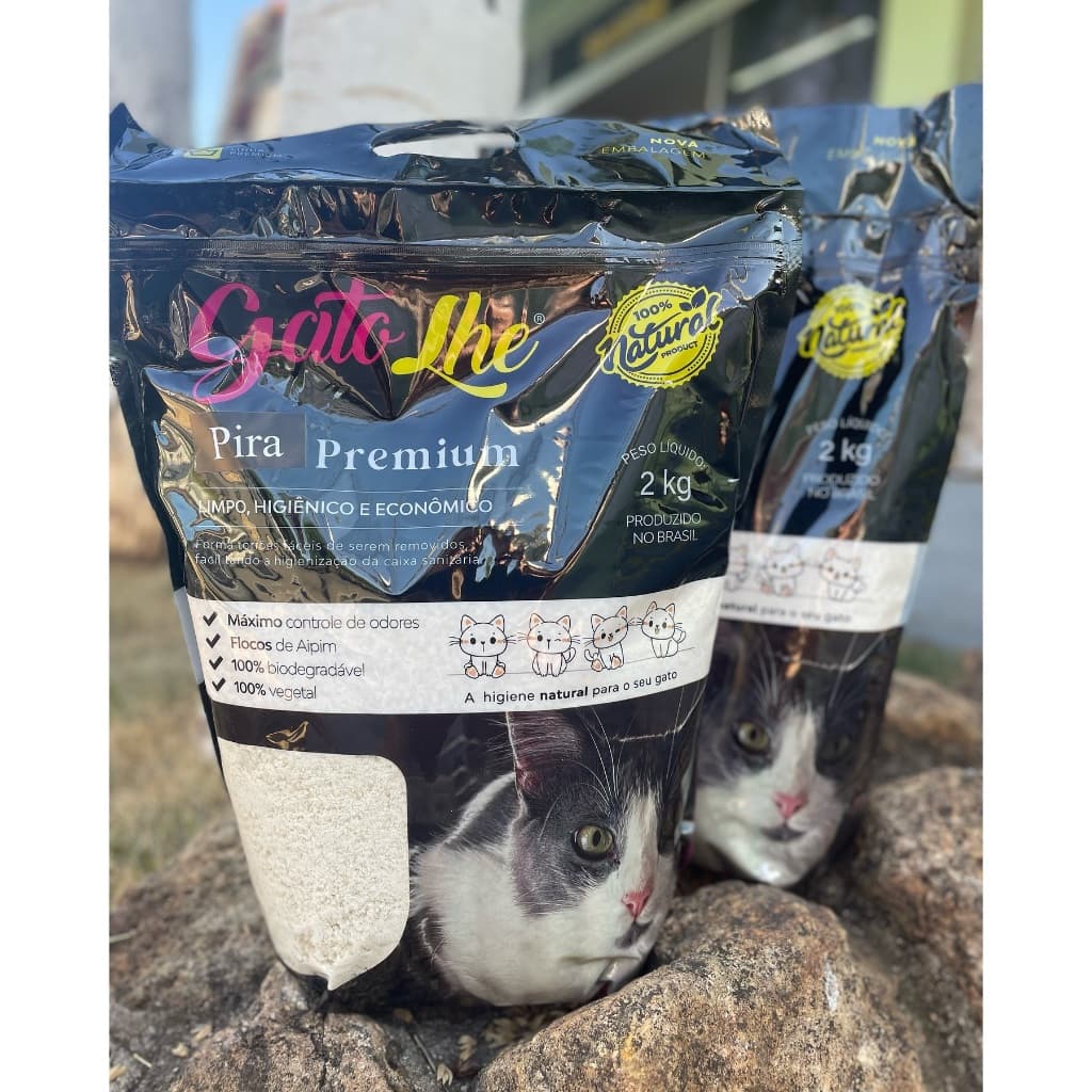 Flocos de aipim (Areia sanitária para gatos) 2kg