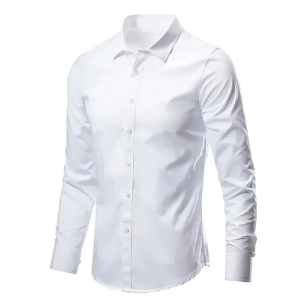 Camisa Social Masculina Slim fit P/ Eventos Sociais, Culto - Pronta Entrega