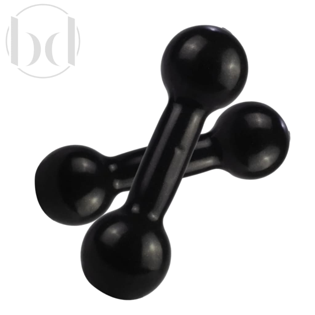 Par Halter Bola Emborrachado 1kg (2un) Academia Funcional Crosfit