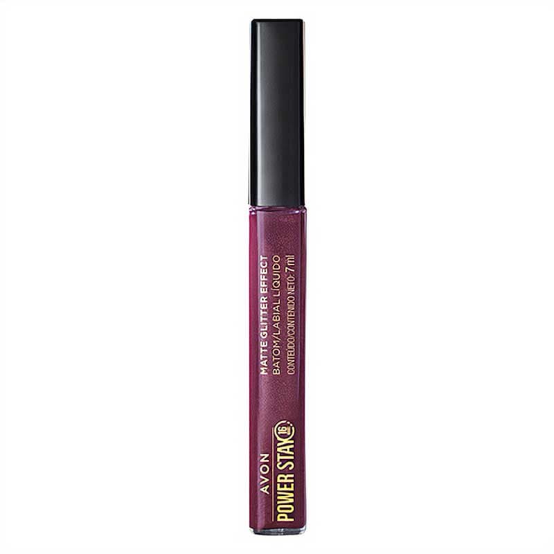 Batom Líquido Matte Glitter Effect Power Stay Cor Marsala Radiante