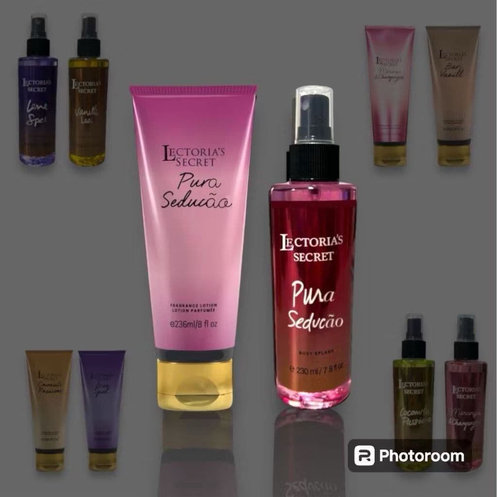 Kit Body Splash 230ml e Hidratante 236ml Corporal Feminino Perfume de Longa Duração