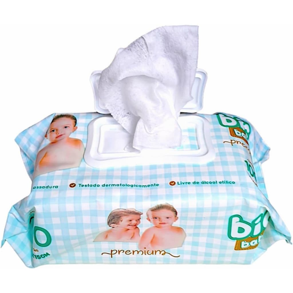 Toalhas Umedecidas com Hidratação Big Baby Premium Carinho e Proteção em Cada Toque