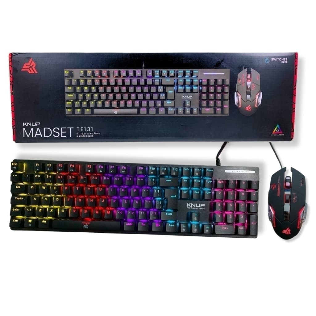 Madset TE 131 Teclado Mecânico + Mouse 3600 DPI