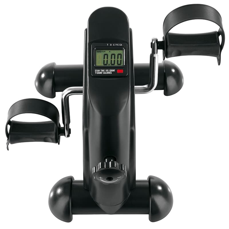 Mini Bicicleta Ergométrica Lorben Fisioterapia Reabilitação Braços e Pernas com Monitor Digital