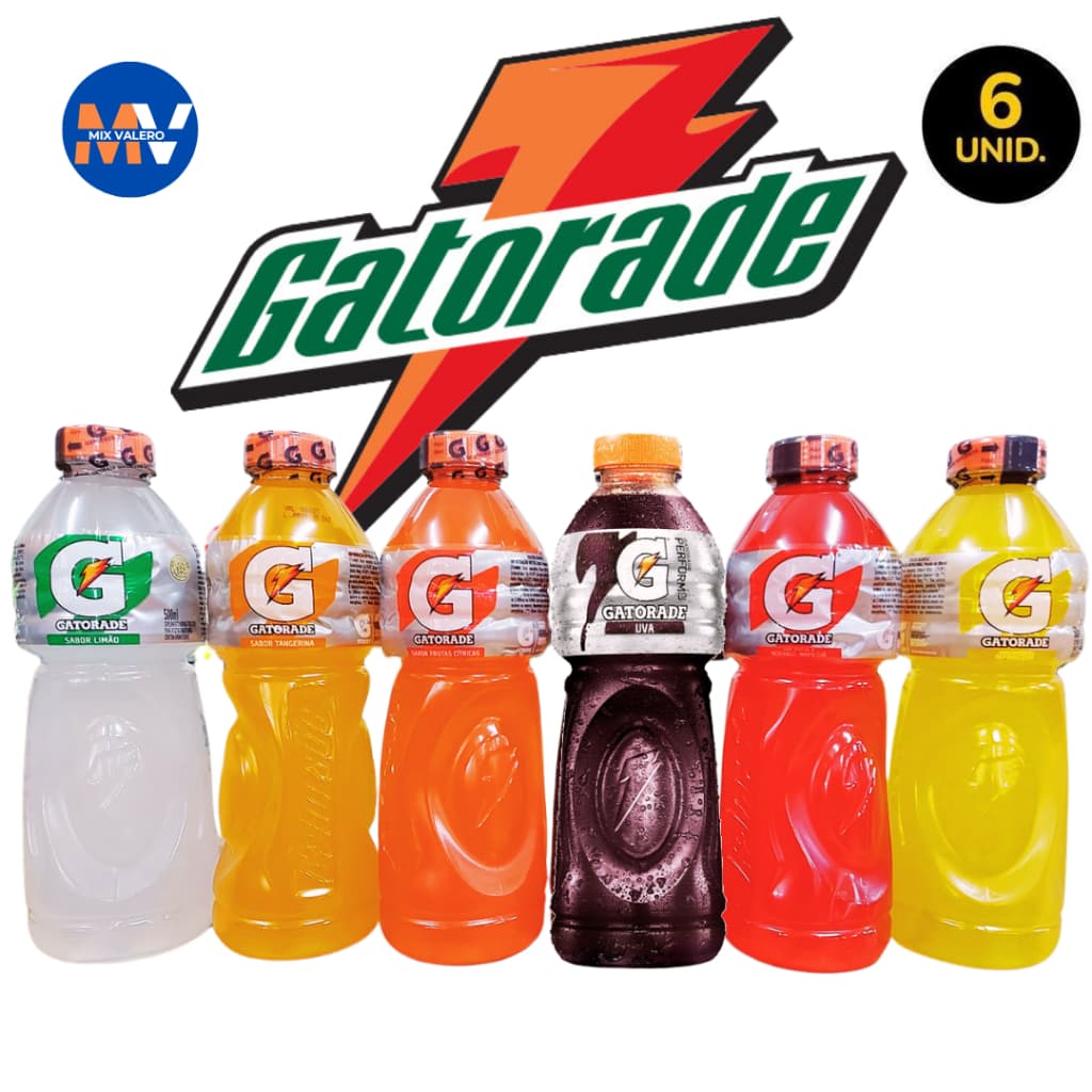 Gatorade Isotônico Energético 500ml Vários Sabores - Pack 6un Energia Hidratação na Promoção