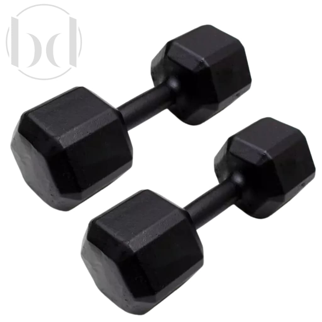 Halter Sextavado 3kg (2un PAR) Academia Funcional Crosfit