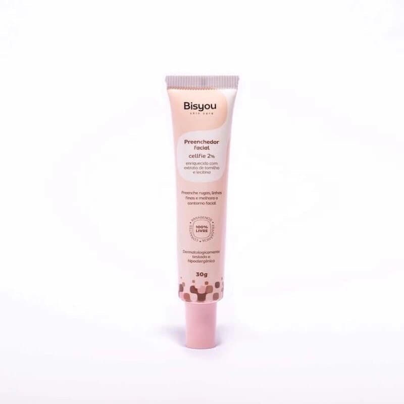Preenchedor Facial Bisyou -  rugas, linhas de expressão, olheiras profundas, anti idade, lifting, Hidratante Vegano