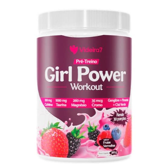 Pré Treino Feminino Girl Power  300g