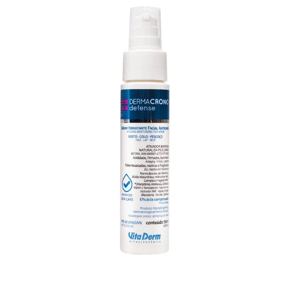 Serum Hidratante Facial Anti-idade Fps 30 Vita Derm 50ml