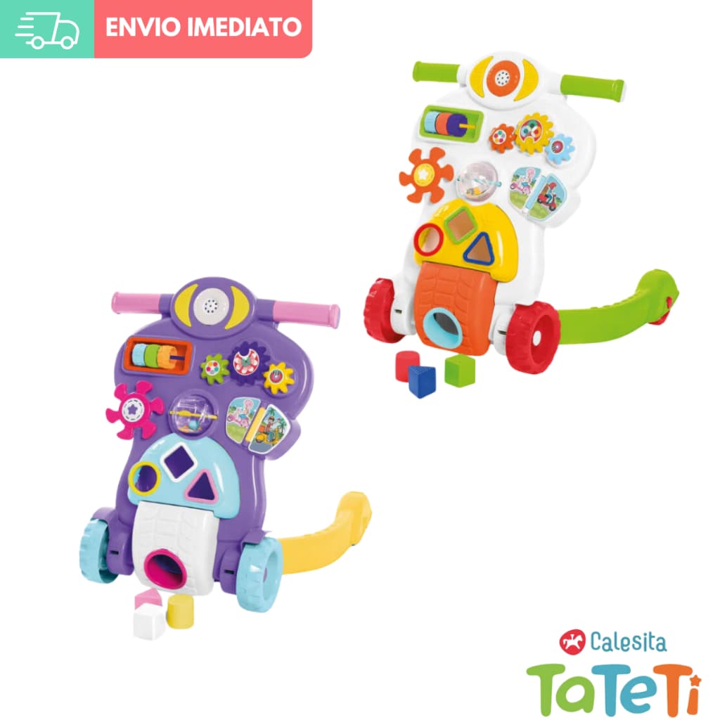 Andador Bebe Carrinho Infantil Som Luz Bebê Piloto Tateti