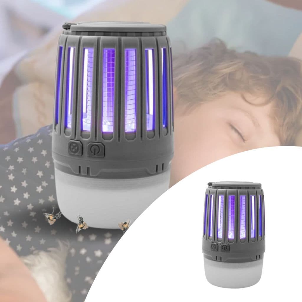 Luminária led matadora mata inseto pernilongo choque led UV a bateria alta qualidade noite tranquila