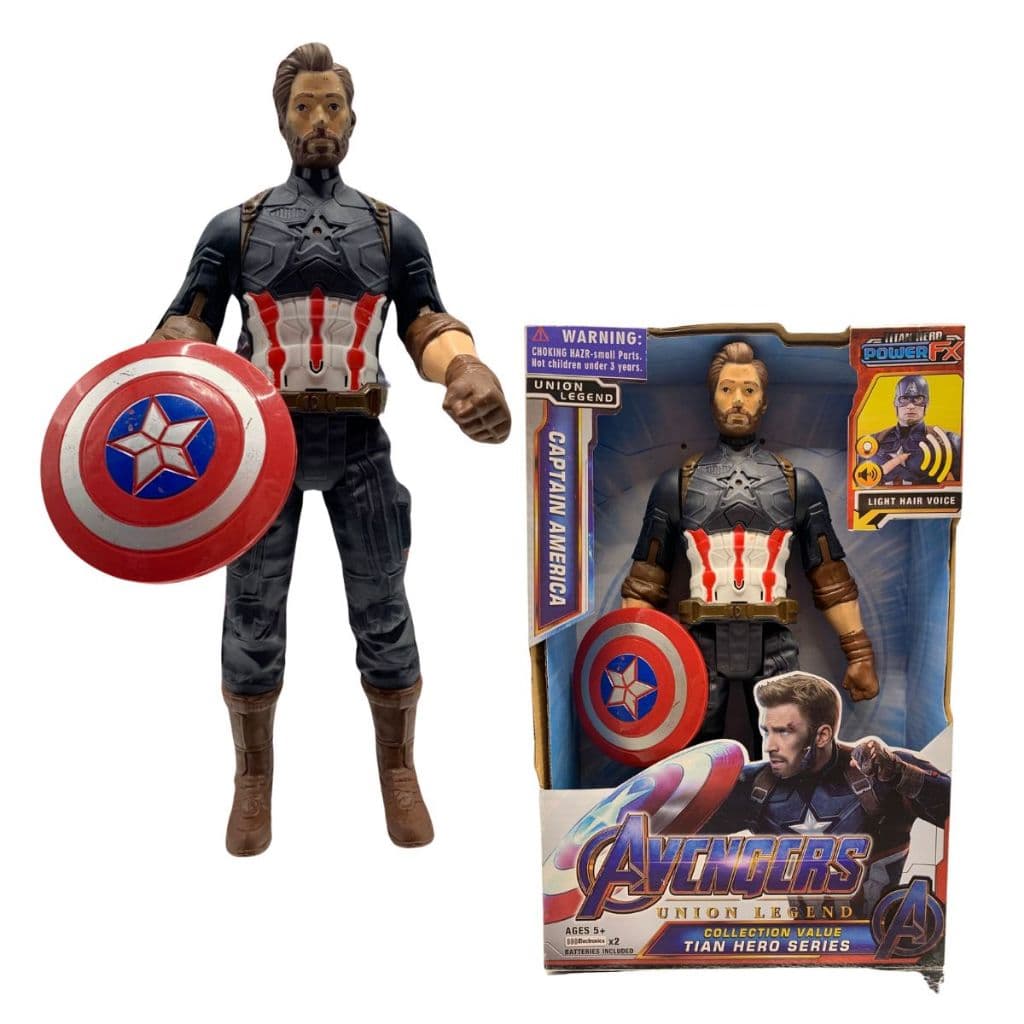 Capitão América Articulado - Figura 30 cm Avengers