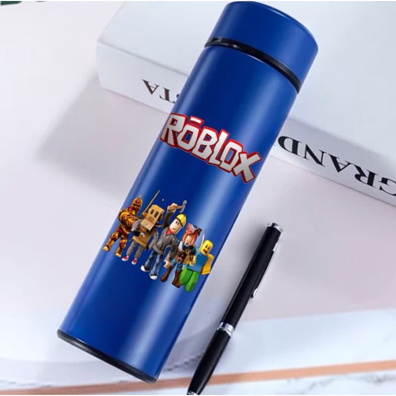 Garrafa Térmica Digital Com Termômetro 500ML Roblox Jogo